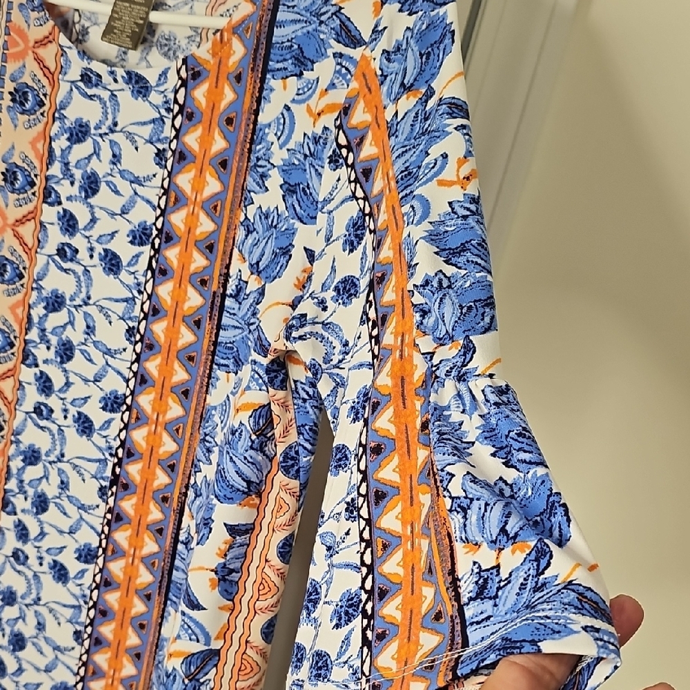 Alexandra + Oak Vibrant Floral Mini Dress Size S - Picture 7 of 7
